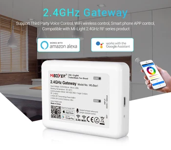 Miboxer WL-Box1 2.4GHz Gateway Wifi Controller DC5V APP Alexa Google Assistant Voice Control For All Miboxer Product
Miboxer WL-Box1 2.4GHz Gateway Wifi Controller DC5V APP Alexa Google Assistant Voice Control For All Miboxer Product