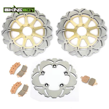 BIKINGBOY Front Rear Brake Discs Disks Rotors Pad For Aprilia RSV4 1000 R 09-12 RSV4 1000 Factory 09-12 15-16 RSV4 1000 RR 15-16
BIKINGBOY Front Rear Brake Discs Disks Rotors Pad For Aprilia RSV4 1000 R 09-12 RSV4 1000 Factory 09-12 15-16 RSV4 1000 RR 15-16