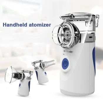 Health Care Mini Handheld portable Inhale Nebulizer silent Ultrasonic inalador nebulizador Children Adult Rechargeable Automizer
Health Care Mini Handheld portable Inhale Nebulizer silent Ultrasonic inalador nebulizador Children Adult Rechargeable Automizer