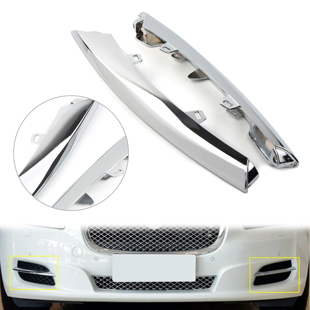 2pcs Car Front Bumper Lip Spoiler Side Grille Chrome Decoration Trim For Jaguar XJ 2010 2011 2012 2013 2014 2015 ABS Plastic
2pcs Car Front Bumper Lip Spoiler Side Grille Chrome Decoration Trim For Jaguar XJ 2010 2011 2012 2013 2014 2015 ABS Plastic
