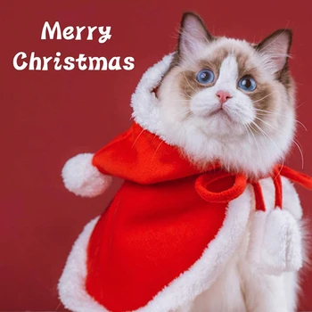 Funny Christmas Clothes Warm Pet Dog Cat Clothes Puppy Santa Red Scarf Hat Deer Head Cute Dogs Cloak Cats Costume Home Decor 
Funny Christmas Clothes Warm Pet Dog Cat Clothes Puppy Santa Red Scarf Hat Deer Head Cute Dogs Cloak Cats Costume Home Decor