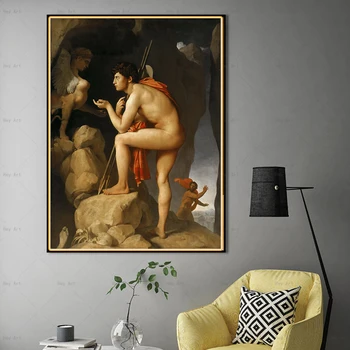 Citon Ingres《Oedipus Explaining the Enigma of the Sphinx》Canvas Oil Painting World Famous Artwork Picture Decor Home Decoration
Citon Ingres《Oedipus Explaining the Enigma of the Sphinx》Canvas Oil Painting World Famous Artwork Picture Decor Home Decoration