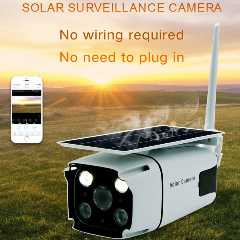 Outdoor Camera Wifi Ip Camera IP 67 Waterproof 1080P Wireless Two-way Audio Camara Seguridad Solar Energy Wi fi Camera
Outdoor Camera Wifi Ip Camera IP 67 Waterproof 1080P Wireless Two-way Audio Camara Seguridad Solar Energy Wi fi Camera