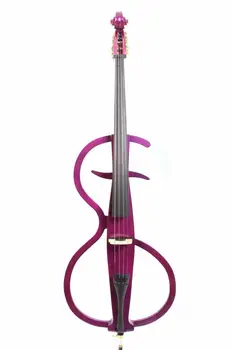 4/4 Electric Silent Cello Handmade With MP3 Input Free Bag+Bow #EC7 
4/4 Electric Silent Cello Handmade With MP3 Input Free Bag+Bow #EC7