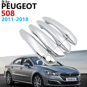 Door Handle Car Accessories for Peugeot 508 SW RXH 2011~2018 Chrome Handle Cover Trim Set Car Stickers 2017 2016 2015 2014 2013
Door Handle Car Accessories for Peugeot 508 SW RXH 2011~2018 Chrome Handle Cover Trim Set Car Stickers 2017 2016 2015 2014 2013