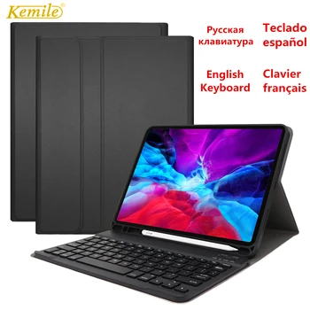 Keyboard Case For iPad Pro 11 2020 2th generation Cover W Pencil holder Smart Case For iPad Pro 11 Case Russian Spanish keypad
Keyboard Case For iPad Pro 11 2020 2th generation Cover W Pencil holder Smart Case For iPad Pro 11 Case Russian Spanish keypad