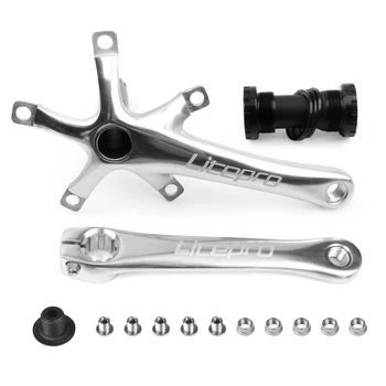 Aluminum Alloy Bicycle Crank Set MTB Crank Bike Parts Bicycle Bottom Brackets 170MM 130 BCD Foling Bike Crank Arm Chainring Bolt
Aluminum Alloy Bicycle Crank Set MTB Crank Bike Parts Bicycle Bottom Brackets 170MM 130 BCD Foling Bike Crank Arm Chainring Bolt
