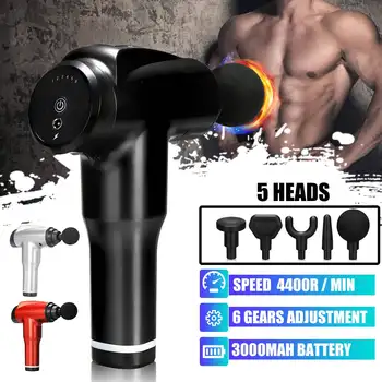 Massage Guns 5 Head 3000mAh Rechargeable Therapy Percussion Muscle Massager Deep Tissue Massage Relaxation Slimming Pain Relief
Massage Guns 5 Head 3000mAh Rechargeable Therapy Percussion Muscle Massager Deep Tissue Massage Relaxation Slimming Pain Relief