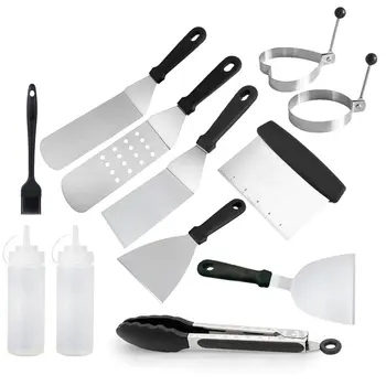 12 pcs Barbecue Tool Set Outdoor Stainless Steel Barbecue Tool Set Barbecue Knife And Spatula Barbecue Grill Convenient Portable
12 pcs Barbecue Tool Set Outdoor Stainless Steel Barbecue Tool Set Barbecue Knife And Spatula Barbecue Grill Convenient Portable
