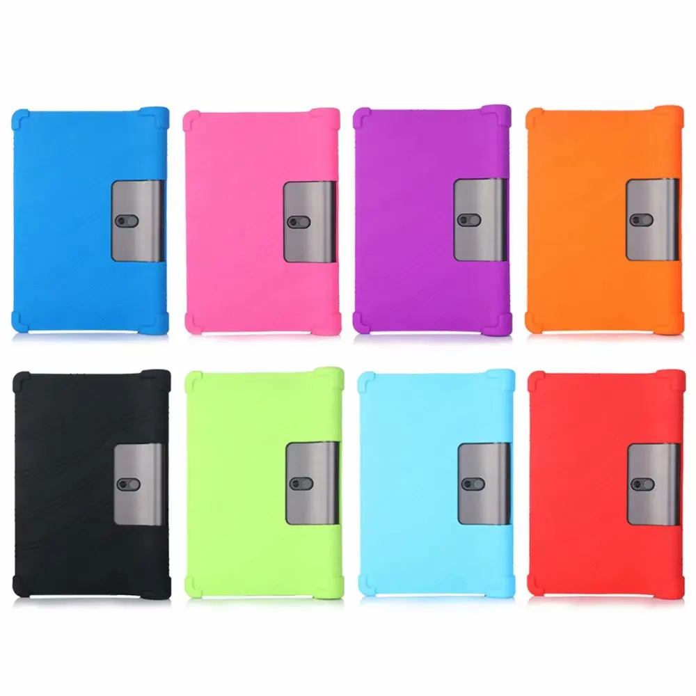 Soft Silicon case For Lenovo Yoga tab 5 2019 Tablet cases Kid Friendly shockproof cover Smart Tab YT-X705F Funda | Компьютеры и офис