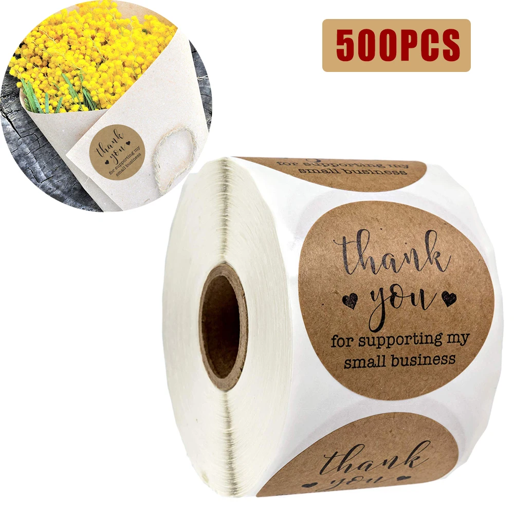 Kraft Paper Tags Thank You for Supporting My Small Business Stickers Seal Labels DIY Baking New Year Gift Decoration Stickers
Kraft Paper Tags Thank You for Supporting My Small Business Stickers Seal Labels DIY Baking New Year Gift Decoration Stickers