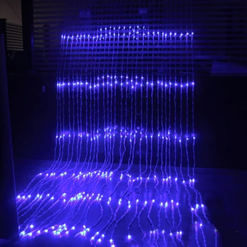 3X3M 320 LED Waterfall Waterproof Meteor Shower Rain String Light Christmas Wedding Curtain Icicle AC220V Strings Fairy Garland
3X3M 320 LED Waterfall Waterproof Meteor Shower Rain String Light Christmas Wedding Curtain Icicle AC220V Strings Fairy Garland