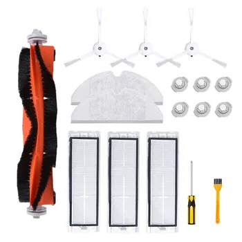 18PCS Robot Vacuum Cleaner Replacements for Xiaomi Robot Main Brush Side Brush Filter Mop Cloth Comb Screw Water Tank Filter
18PCS Robot Vacuum Cleaner Replacements for Xiaomi Robot Main Brush Side Brush Filter Mop Cloth Comb Screw Water Tank Filter