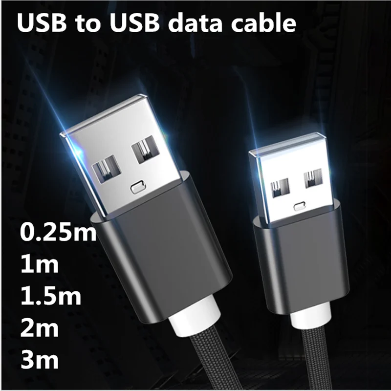 High Quality USB 2.0 Male to Male Data Cable Cord Aux Cable USB2.0 Extension Data Cable USB 2.0 Type A Male to USB Male Adapter
High Quality USB 2.0 Male to Male Data Cable Cord Aux Cable USB2.0 Extension Data Cable USB 2.0 Type A Male to USB Male Adapter