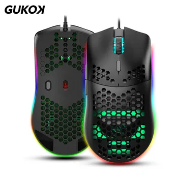 Hollow Design RGB Lighting Wired-Gaming-Mouse 6-Buttons 6400dpi Optical Professional Gamer Mice for Computer
Hollow Design RGB Lighting Wired-Gaming-Mouse 6-Buttons 6400dpi Optical Professional Gamer Mice for Computer