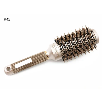 Professional Thermal Ceramic Ionic Round Barrel Hair Brush Comb with Boar Bristle SP99
Professional Thermal Ceramic Ionic Round Barrel Hair Brush Comb with Boar Bristle SP99
