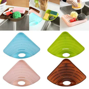 Kitchen Triangle Sink Sponge Rackcleaning brush holder Drain Shelf Storage Rack Kitchen Tool sink organizer
Kitchen Triangle Sink Sponge Rackcleaning brush holder Drain Shelf Storage Rack Kitchen Tool sink organizer