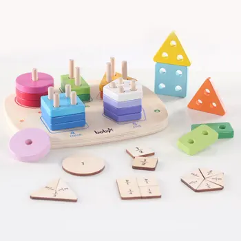 Building Blocks Children Wooden Toy Promote Muscle Shape Pair Color Cognition Digital Set of Columns Early Education Toy
Building Blocks Children Wooden Toy Promote Muscle Shape Pair Color Cognition Digital Set of Columns Early Education Toy