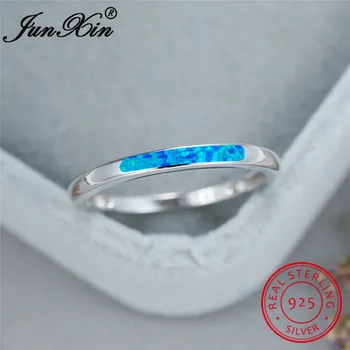 Minimalist Blue Fire Opal Ring 925 Sterling Silver Thin Ring Band Stacking Wedding Engagement Rings For Women Men Finger Jewelry
Minimalist Blue Fire Opal Ring 925 Sterling Silver Thin Ring Band Stacking Wedding Engagement Rings For Women Men Finger Jewelry