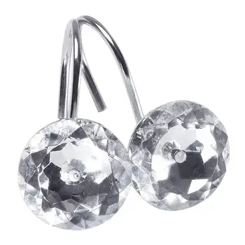 Shower curtain Bling hooks Rings Acrylic Decorative Rhinestones Glass Crystal Rolling Bathroom Bath Set of 12 Rings
Shower curtain Bling hooks Rings Acrylic Decorative Rhinestones Glass Crystal Rolling Bathroom Bath Set of 12 Rings