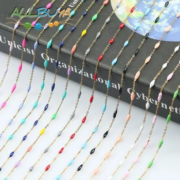 1Meter Stainless Steel Gold Color Wire Wrapped Rosary Chain Beads for Jewelry Making DIY Bracelets Necklaces Ankles Accessories
1Meter Stainless Steel Gold Color Wire Wrapped Rosary Chain Beads for Jewelry Making DIY Bracelets Necklaces Ankles Accessories