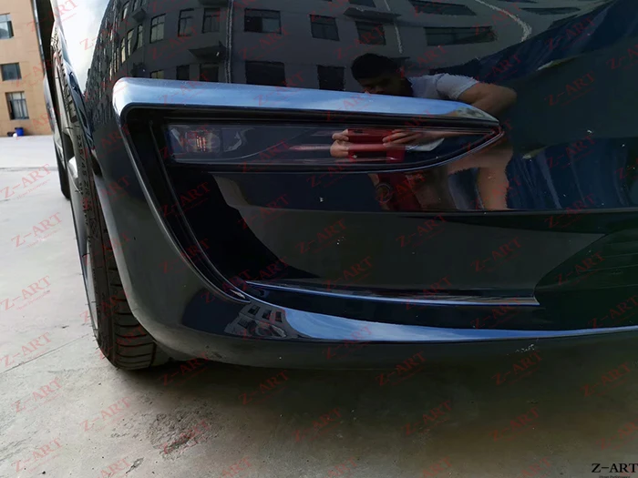 Z-ART carbon fiber front flap for Tesla model 3 carbon fiber front bumper splitter for Tesla Model 3 front bumper wind splitter
Z-ART carbon fiber front flap for Tesla model 3 carbon fiber front bumper splitter for Tesla Model 3 front bumper wind splitter
