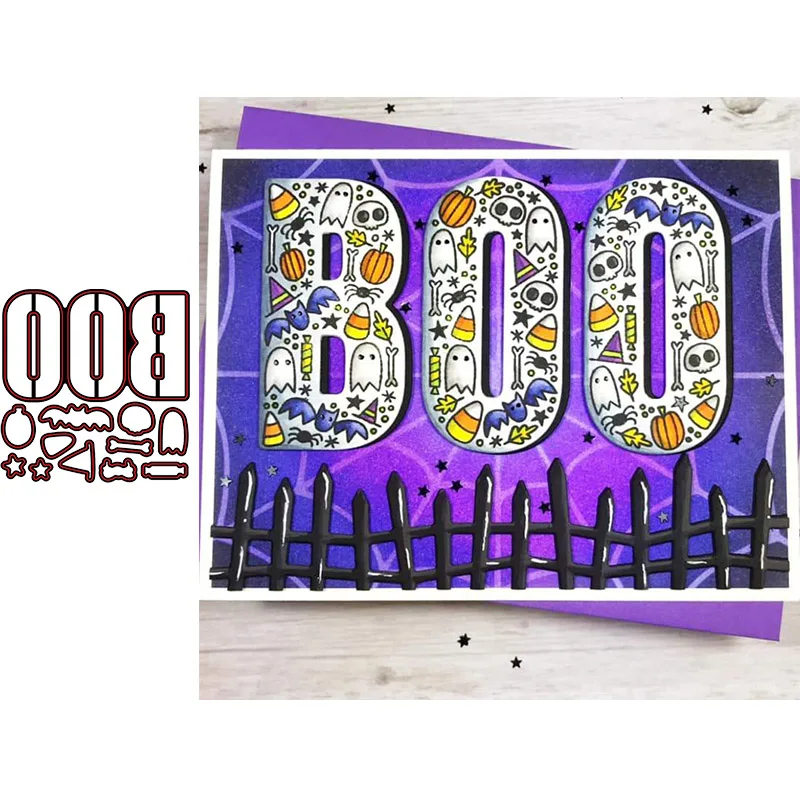 Halloween BOO Clear Stamps and Die for Scrapbooking Card Making Silicone Craft Stamps Transparent New 2019
Halloween BOO Clear Stamps and Die for Scrapbooking Card Making Silicone Craft Stamps Transparent New 2019