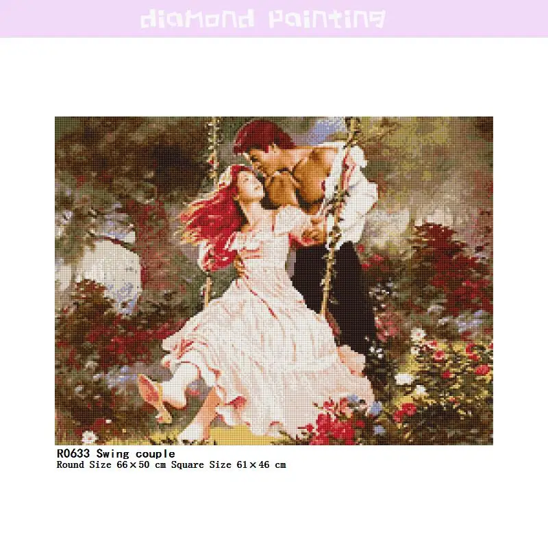 Swing Couple Diamond Painting Full Square Round Art Pattern Acrylic Drill Tool Home Decoration 5D DIY Special Shaped New Arrival
Swing Couple Diamond Painting Full Square Round Art Pattern Acrylic Drill Tool Home Decoration 5D DIY Special Shaped New Arrival