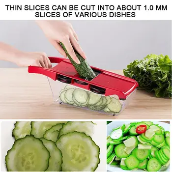 Red Peeler Vegetable Cutter Multifunctional Practical Slicer Grater Kitchen Tool Set Blade Creative Cooking Ginger Fruit
Red Peeler Vegetable Cutter Multifunctional Practical Slicer Grater Kitchen Tool Set Blade Creative Cooking Ginger Fruit