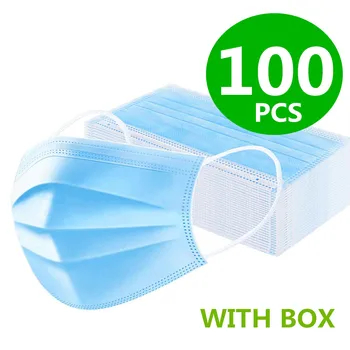 New Disposable Medical Mask Face Mouth Masks 3-Layer Filter Non Woven Earloops Masks Soft Easy To Breathe
New Disposable Medical Mask Face Mouth Masks 3-Layer Filter Non Woven Earloops Masks Soft Easy To Breathe