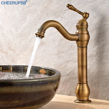 Bathroom Wash Basin Sink Faucet Brushed Gold Brass Vintage Taps Deck Mount Hot Cold Water Mixer Single Handle Hole Copper Taps
Bathroom Wash Basin Sink Faucet Brushed Gold Brass Vintage Taps Deck Mount Hot Cold Water Mixer Single Handle Hole Copper Taps