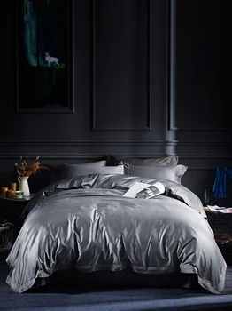 100 Double Strand Full Cotton Pure Cotton Satin High Archives Sheet Quilt Cover 1.8 Meters Solid Color Concise Bedding Article
100 Double Strand Full Cotton Pure Cotton Satin High Archives Sheet Quilt Cover 1.8 Meters Solid Color Concise Bedding Article