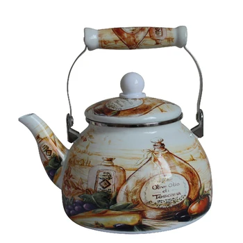 4L High Quality Carbon Steel Enamel Kettle Ceramic Handle Tea Pot with Induction Bottom
4L High Quality Carbon Steel Enamel Kettle Ceramic Handle Tea Pot with Induction Bottom