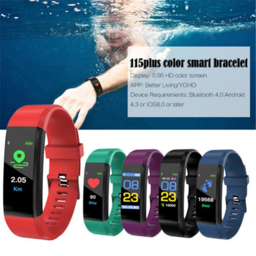 ID115 Plus fitness tracker Pedometer Watch Running Walking Fitness Tracker Heart Rate Pedometer Color Screen Smart Band fit bit
ID115 Plus fitness tracker Pedometer Watch Running Walking Fitness Tracker Heart Rate Pedometer Color Screen Smart Band fit bit