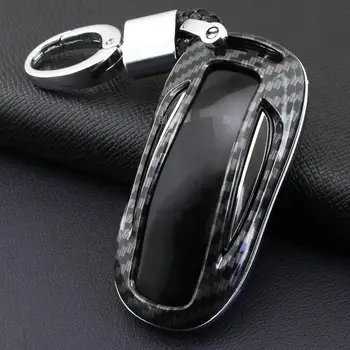 Car Styling Car ABS Carbon Fiber Key Cover Case Shell Chain For Tesla Model S Model X Model 3 Key Holder Protector Accessories
Car Styling Car ABS Carbon Fiber Key Cover Case Shell Chain For Tesla Model S Model X Model 3 Key Holder Protector Accessories