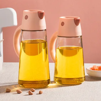 Automatic Opening and Closing Glass Oiler Kitchen Leak-proof Oil Tank with Lid Seasoning Bottle Vinegar Bottle Oil Bottle
Automatic Opening and Closing Glass Oiler Kitchen Leak-proof Oil Tank with Lid Seasoning Bottle Vinegar Bottle Oil Bottle
