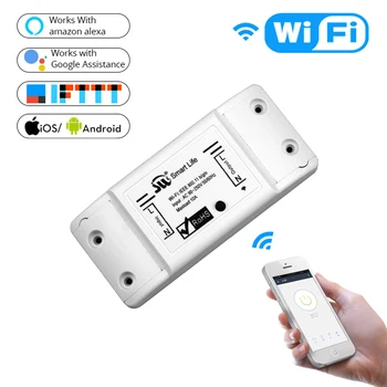 DIY WiFi Smart Light Switch Breaker Timer Wireless Remote Tuya Smart Life App Control Works with Alexa Google Home Smart Home
DIY WiFi Smart Light Switch Breaker Timer Wireless Remote Tuya Smart Life App Control Works with Alexa Google Home Smart Home