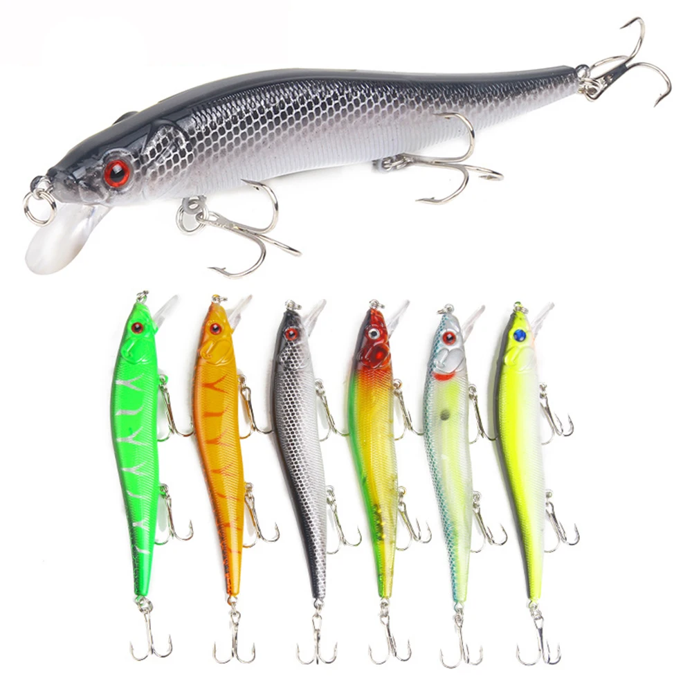 1pcs Fishing Lures 11.5cm 15g MINNOW Artificial Bait 3D Eyes Plastic Hard Bait Fishing accessories
1pcs Fishing Lures 11.5cm 15g MINNOW Artificial Bait 3D Eyes Plastic Hard Bait Fishing accessories