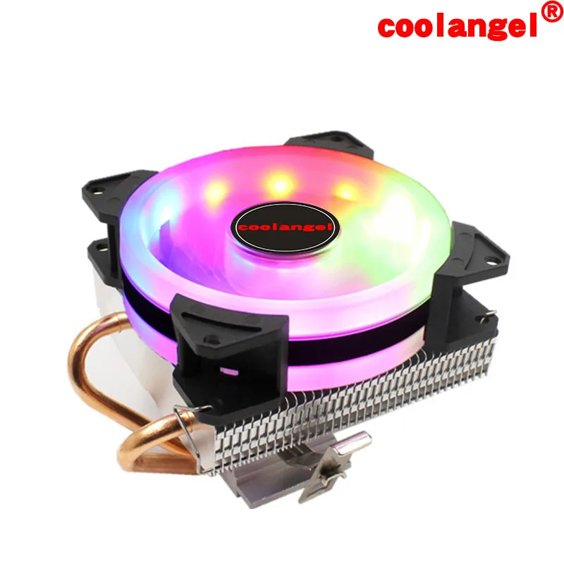 CPU Cooler LED CPU Cooling Fan 2 Copper Tubes Fans PWM Silent CPU Radiator LGA X79 X99 1155 1356 AMD 4Pin CPU Cooling Radiator
CPU Cooler LED CPU Cooling Fan 2 Copper Tubes Fans PWM Silent CPU Radiator LGA X79 X99 1155 1356 AMD 4Pin CPU Cooling Radiator