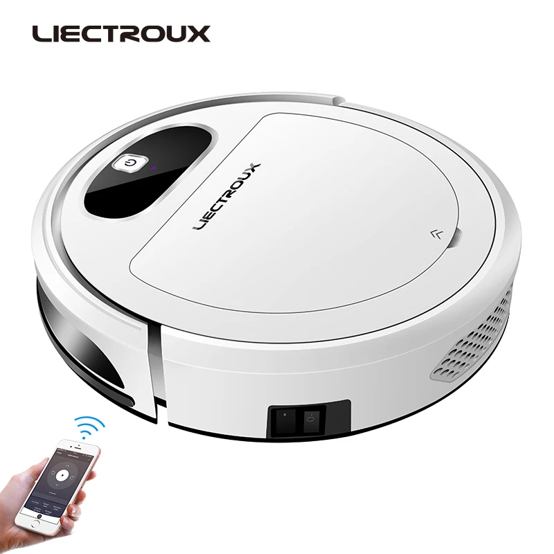 2019 Latest LIECTROUX 11S Robot Vacuum Cleaner Air Pump Water Tank Brushless Motor, Wifi, Map Navigation, Smart Memory
2019 Latest LIECTROUX 11S Robot Vacuum Cleaner Air Pump Water Tank Brushless Motor, Wifi, Map Navigation, Smart Memory