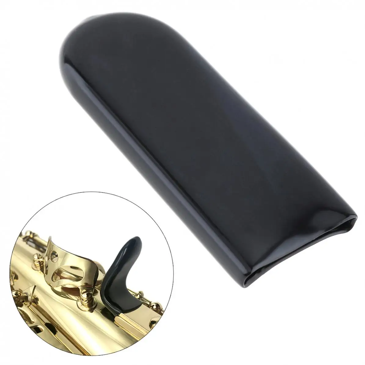 Rubber Saxophone Black Thumb Rest Saver Cushion Pad Finger Protector Comfortable for Alto Tenor Soprano Saxophone 
Rubber Saxophone Black Thumb Rest Saver Cushion Pad Finger Protector Comfortable for Alto Tenor Soprano Saxophone