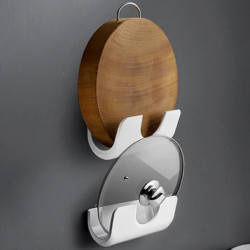 1pc Household Punch-Free Pot Lid Rack Wall-Mounted Kitchen Storage Rack Pot Lid Bracket Storage Rack
1pc Household Punch-Free Pot Lid Rack Wall-Mounted Kitchen Storage Rack Pot Lid Bracket Storage Rack