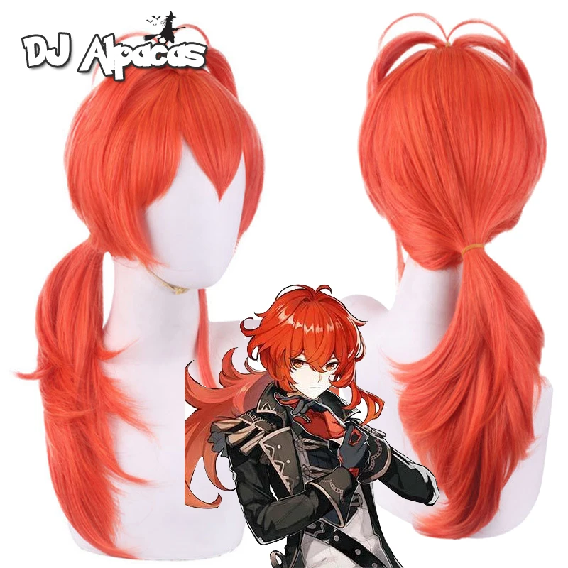 Genshin Impact Diluc Cosplay Wig Cosplay Anime Cosplay Wigs Heat Resistant Synthetic Wigs Halloween 60cm Long Red Wig
Genshin Impact Diluc Cosplay Wig Cosplay Anime Cosplay Wigs Heat Resistant Synthetic Wigs Halloween 60cm Long Red Wig