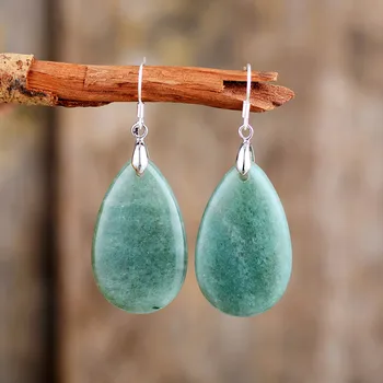 Luxury Women Teardrop Earrings Aventurine Drop Dangle Earring Elegant Lady Earring Jewelry Dropship Wholesale
Luxury Women Teardrop Earrings Aventurine Drop Dangle Earring Elegant Lady Earring Jewelry Dropship Wholesale