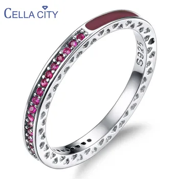 Cellacity Silver 925 Jewelry Shine Gemstones Ring for Women Red Purple Green Blue Pink White Heart Enamel Anniversary Wholesale
Cellacity Silver 925 Jewelry Shine Gemstones Ring for Women Red Purple Green Blue Pink White Heart Enamel Anniversary Wholesale