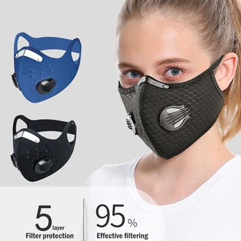 Reusable Mesh Face Mask With Valve PM2.5 Anti-Dust Cycling Masks Activated Carbon Filter Windproof Breathable Mouth Mask
Reusable Mesh Face Mask With Valve PM2.5 Anti-Dust Cycling Masks Activated Carbon Filter Windproof Breathable Mouth Mask