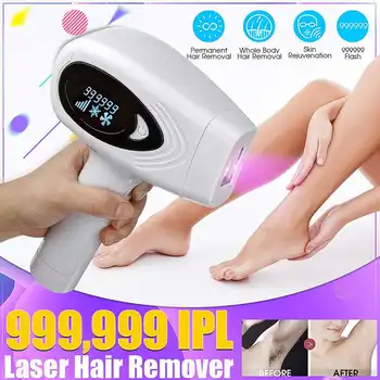 999999 flash IPL laser hair removal machine laser epilator hair removal Device permanent bikini trimmer depilador a laser women
999999 flash IPL laser hair removal machine laser epilator hair removal Device permanent bikini trimmer depilador a laser women
