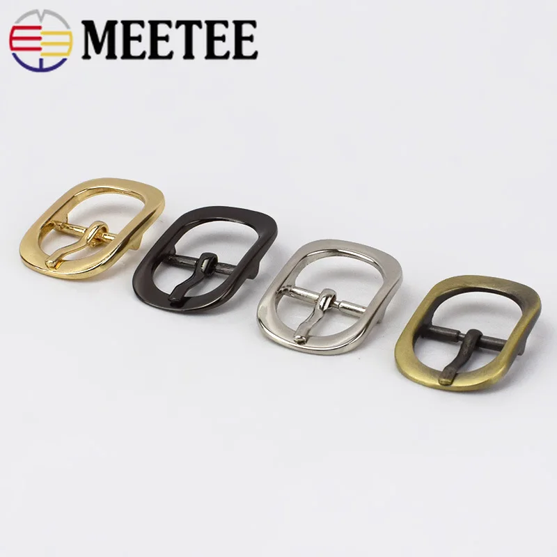 

Meetee 4pcs 12/25mm Metal Adjustable Square Ring Buckles DIY Needlework Luggage Sewing Bag Shoes Clothing Hardware Buttons AP362