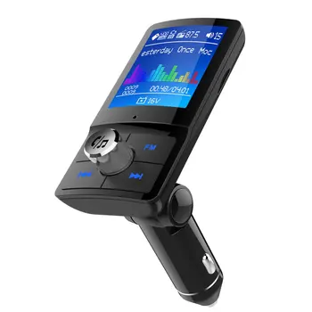 Color screen display car portable MP3 player phone hands-free car audio FM transmitter practical player
Color screen display car portable MP3 player phone hands-free car audio FM transmitter practical player