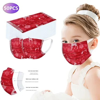 50pcs Kids Adult Face Masks Disposable Unisex Printed Christmas Soft Masks For Kids 3-layer Mouth Masks Mascarillas Infantiles 
50pcs Kids Adult Face Masks Disposable Unisex Printed Christmas Soft Masks For Kids 3-layer Mouth Masks Mascarillas Infantiles